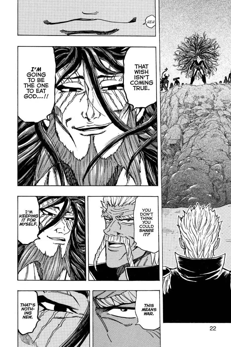 Toriko Chapter 172 page 22 - Chapter 172: Vol.20 Gourmet 172: Ichiryu and Midora!!