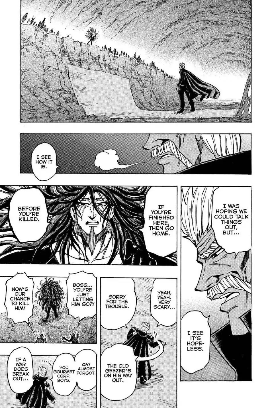 Toriko Chapter 172 page 23 - Chapter 172: Vol.20 Gourmet 172: Ichiryu and Midora!!