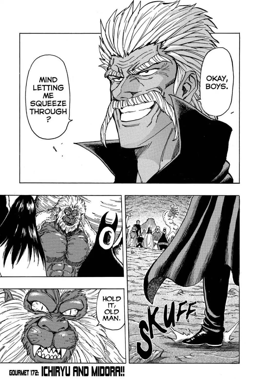 Toriko Chapter 172 page 7 - Chapter 172: Vol.20 Gourmet 172: Ichiryu and Midora!!