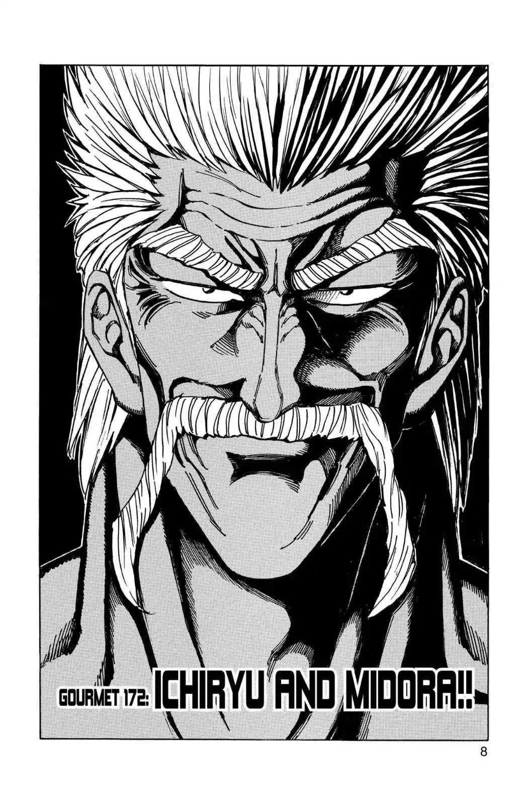 Toriko Chapter 172 page 8 - Chapter 172: Vol.20 Gourmet 172: Ichiryu and Midora!!