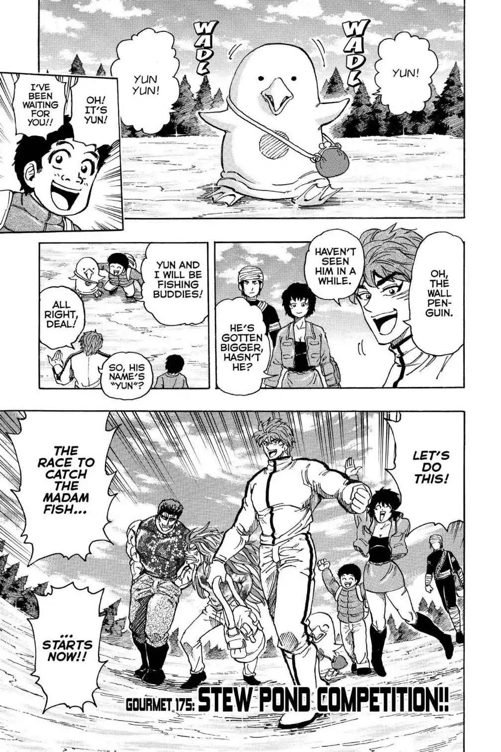 Toriko Chapter 175 page 1 - Chapter 175: Vol.20 Gourmet 175: Stew Pond Competition!!