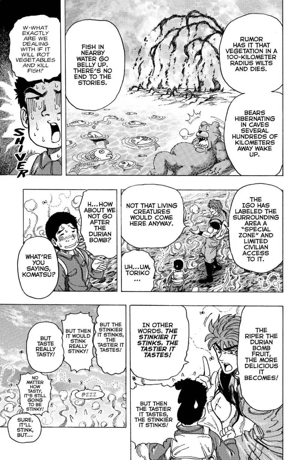 Toriko Chapter 177 page 9 - Chapter 177: Vol.20 Gourmet 177: Durian Bomb!!