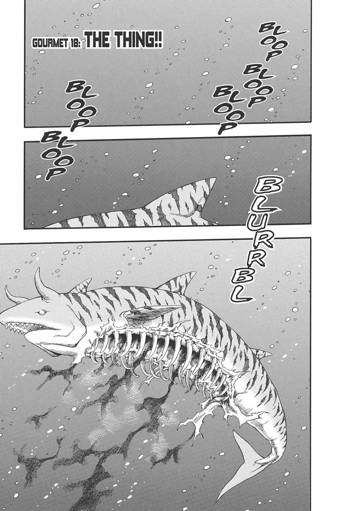Toriko Chapter 18 page 1 - Chapter 18: Vol.3 Gourmet 18: The Thing!!