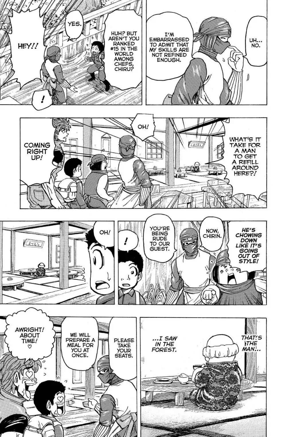 Toriko Chapter 180 page 13 - Chapter 180: Vol.20 Gourmet 180: Vanishing Japanese Cuisine!!