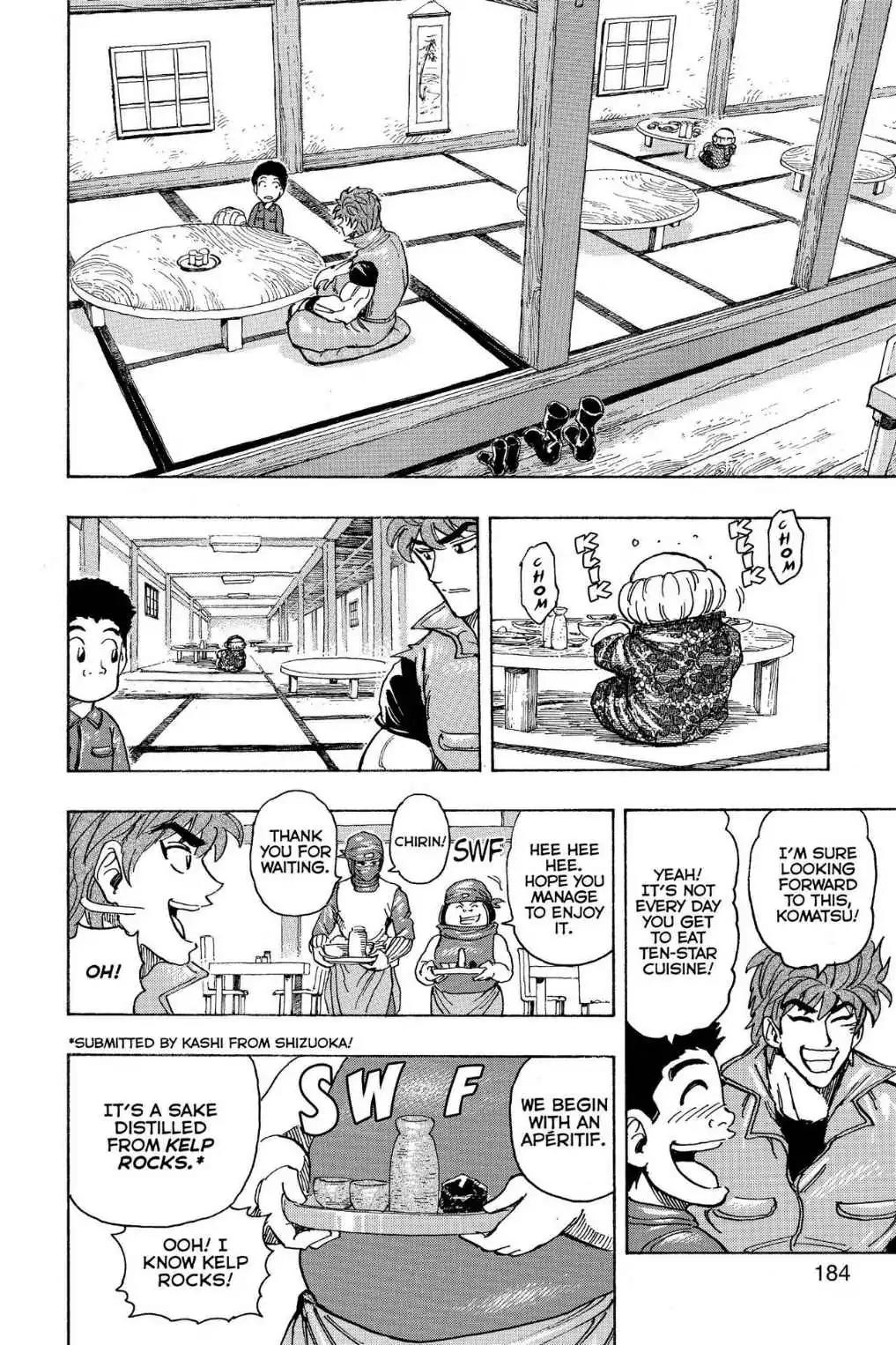 Toriko Chapter 180 page 14 - Chapter 180: Vol.20 Gourmet 180: Vanishing Japanese Cuisine!!