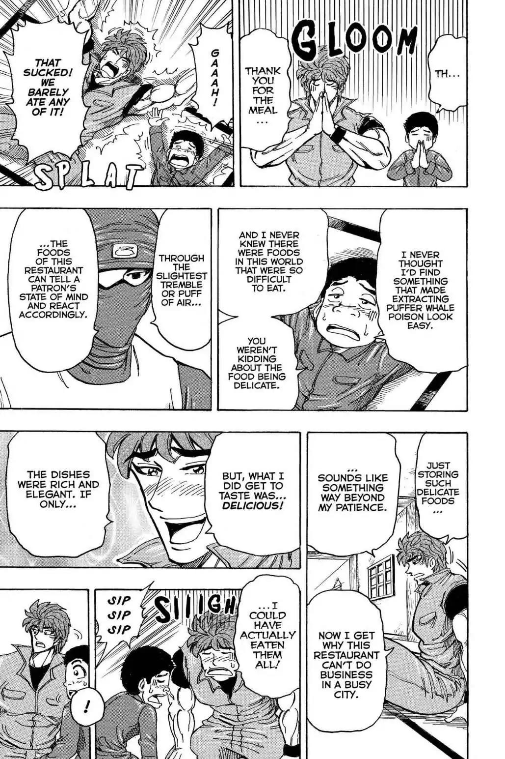 Toriko Chapter 180 page 17 - Chapter 180: Vol.20 Gourmet 180: Vanishing Japanese Cuisine!!