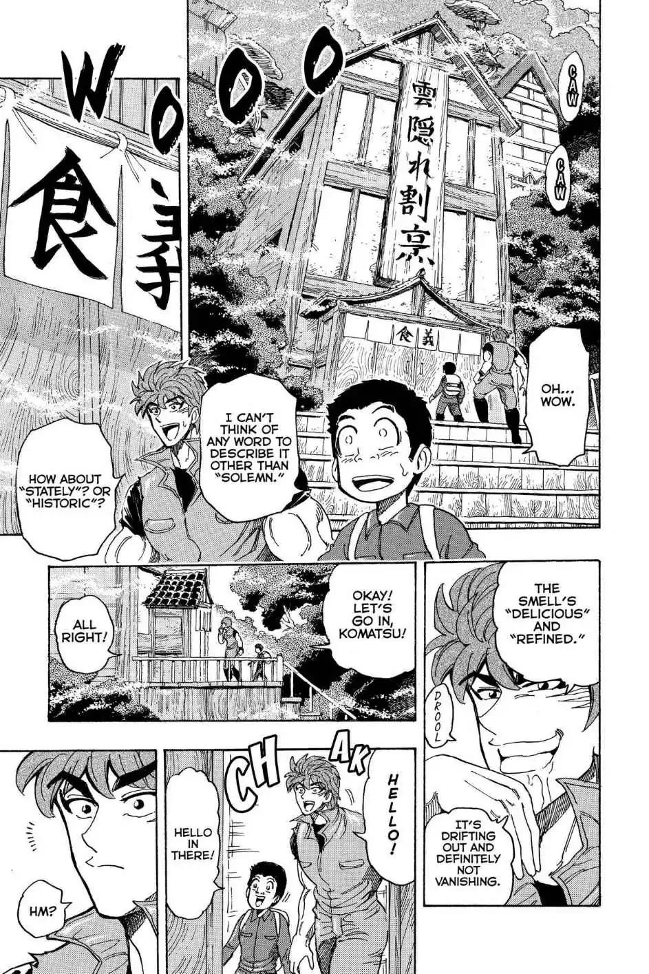 Toriko Chapter 180 page 3 - Chapter 180: Vol.20 Gourmet 180: Vanishing Japanese Cuisine!!