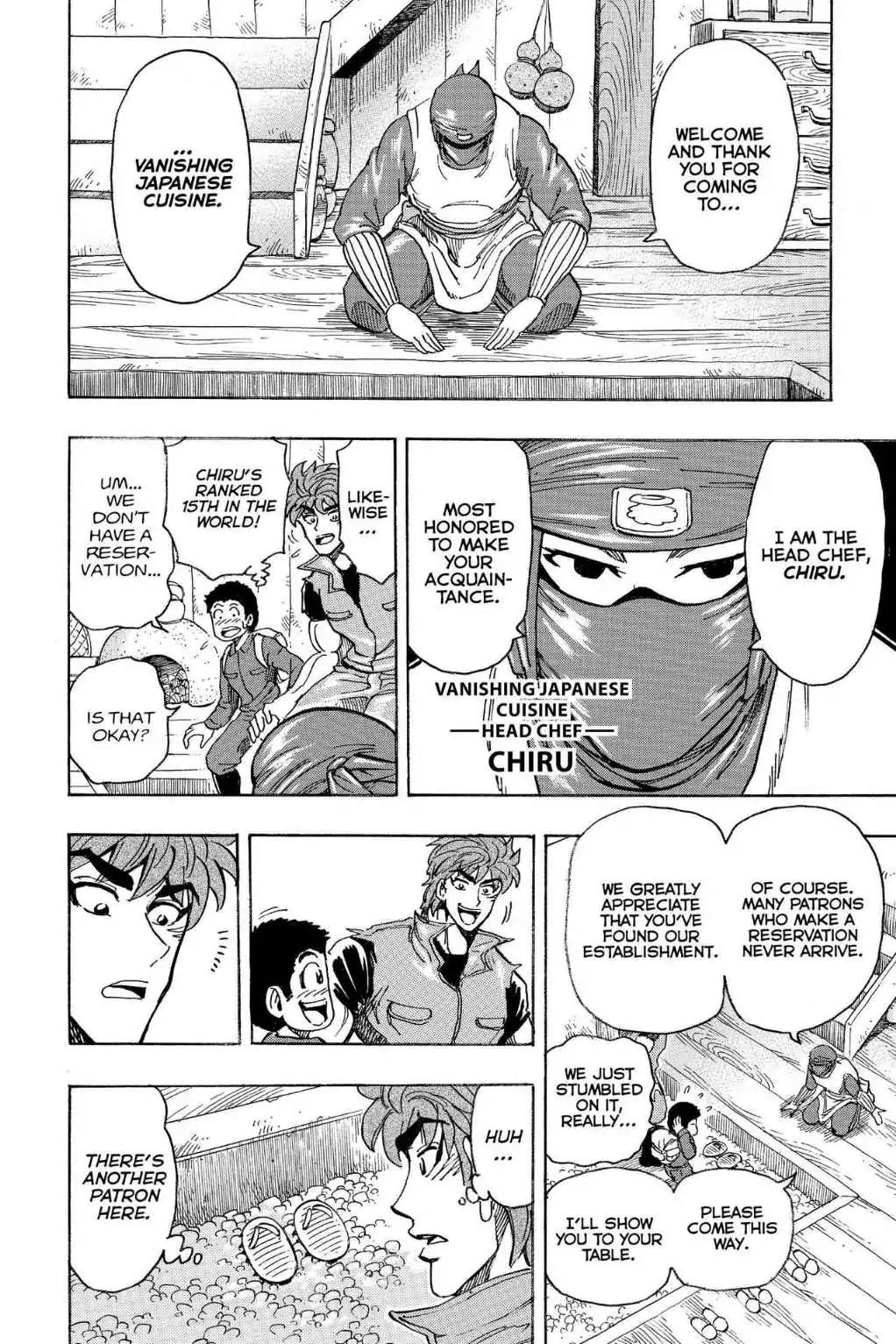 Toriko Chapter 180 page 8 - Chapter 180: Vol.20 Gourmet 180: Vanishing Japanese Cuisine!!