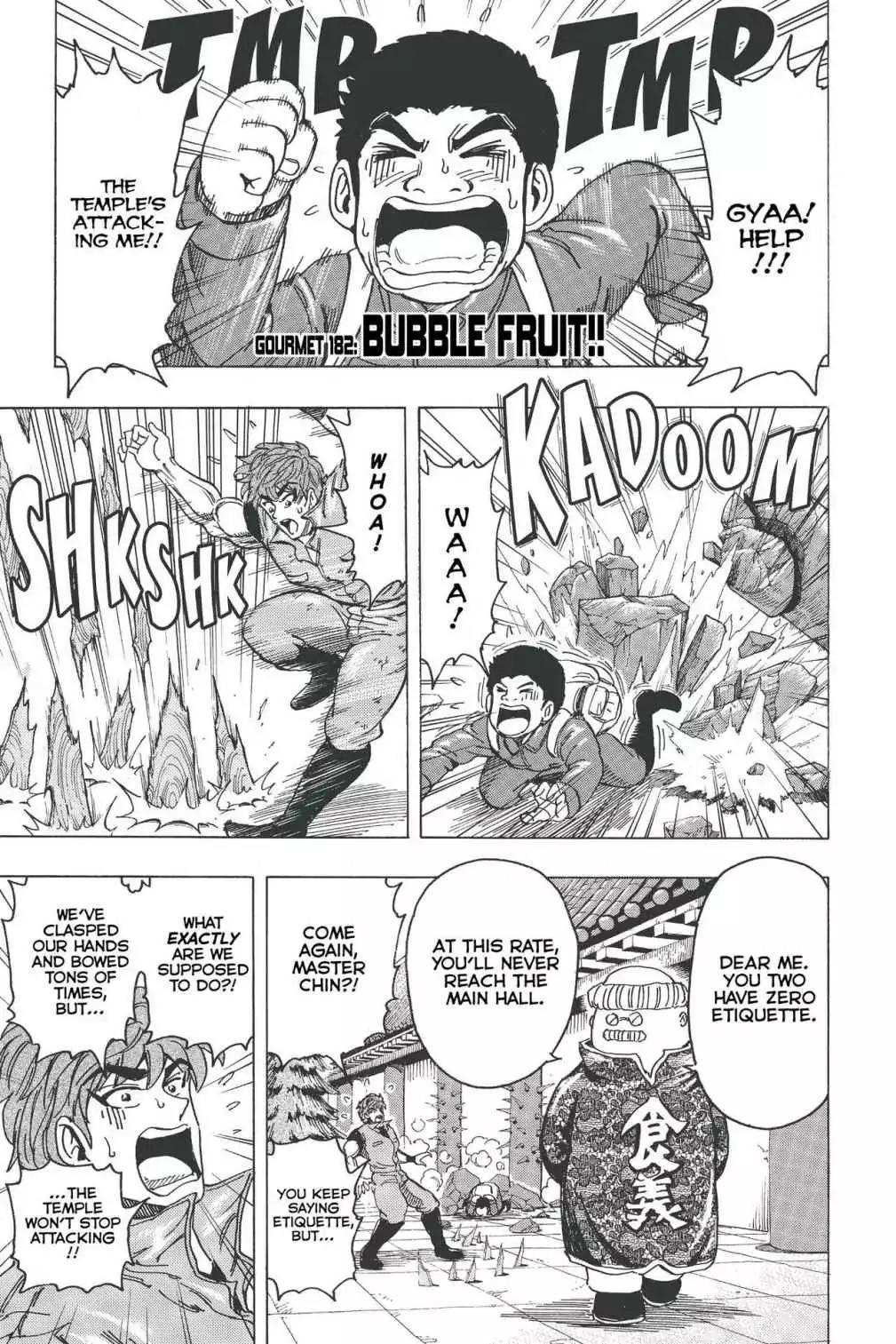 Toriko Chapter 182 page 1 - Chapter 182: Vol.21 Gourmet 182: Bubble Fruit!!