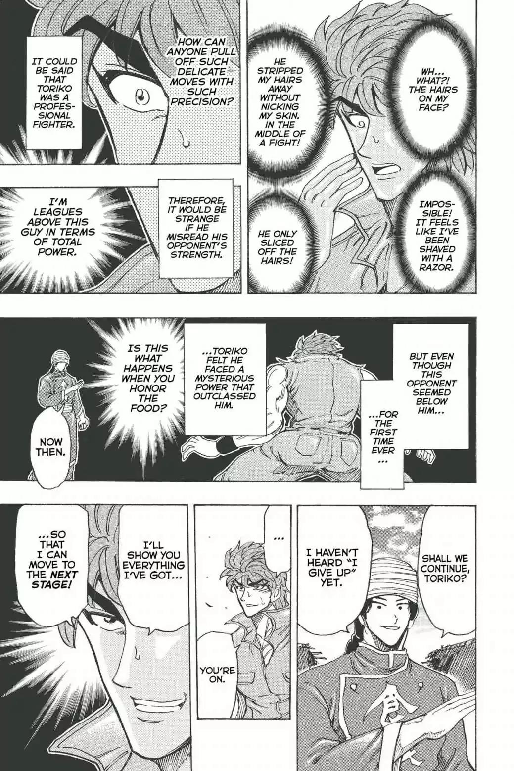 Toriko Chapter 183 page 13 - Chapter 183: Vol.21 Gourmet 183: The Power of Hornoring the Food!!