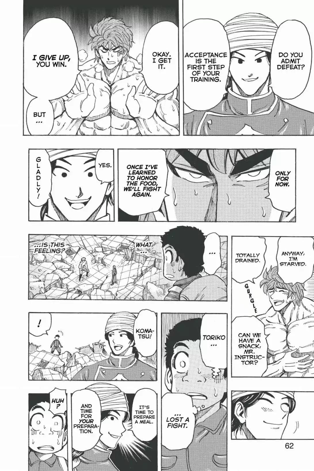 Toriko Chapter 183 page 16 - Chapter 183: Vol.21 Gourmet 183: The Power of Hornoring the Food!!