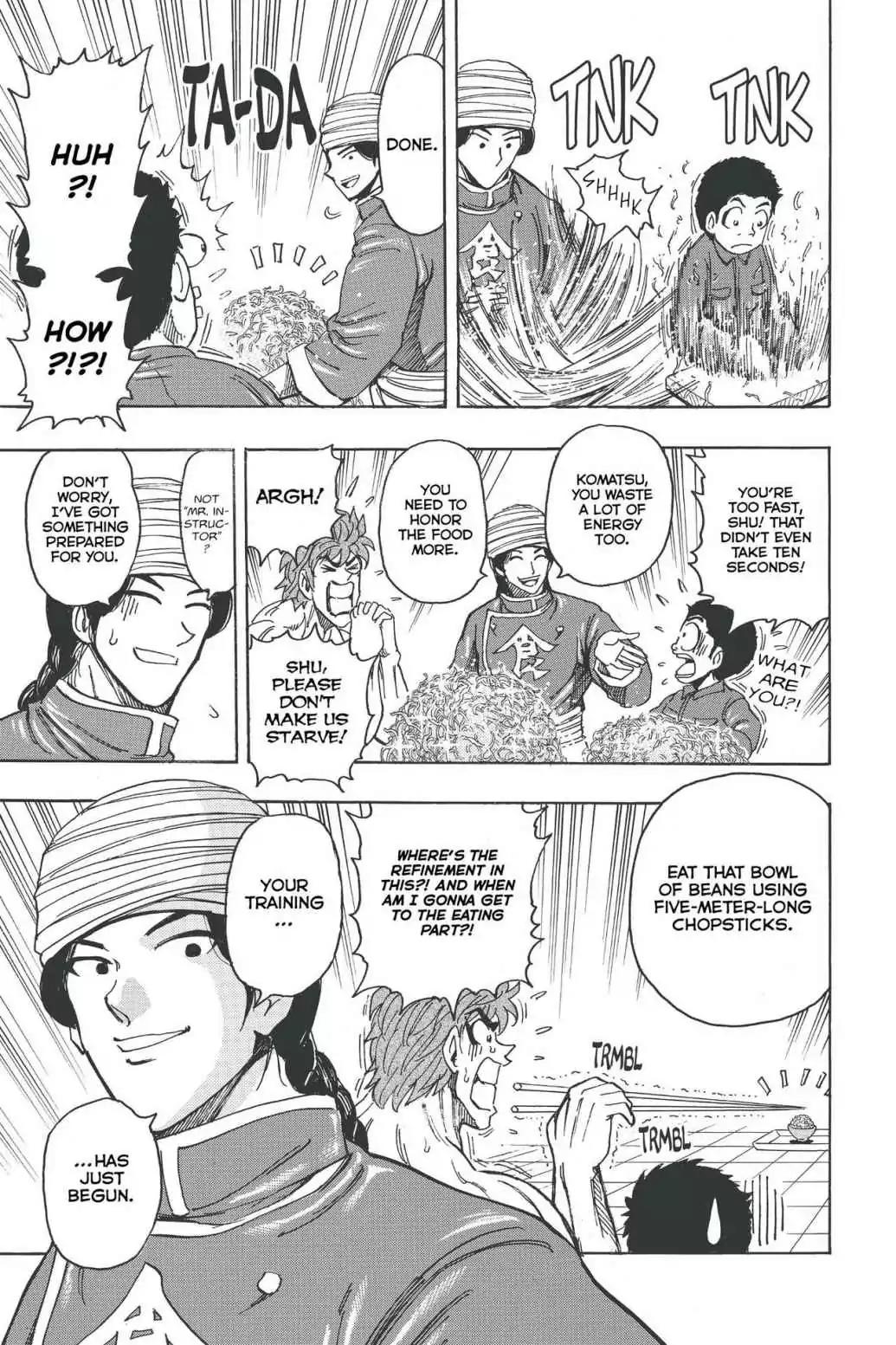Toriko Chapter 183 page 19 - Chapter 183: Vol.21 Gourmet 183: The Power of Hornoring the Food!!