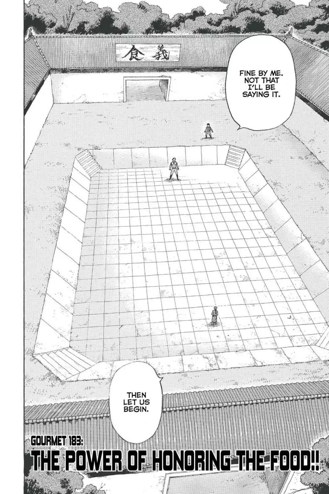 Toriko Chapter 183 page 2 - Chapter 183: Vol.21 Gourmet 183: The Power of Hornoring the Food!!