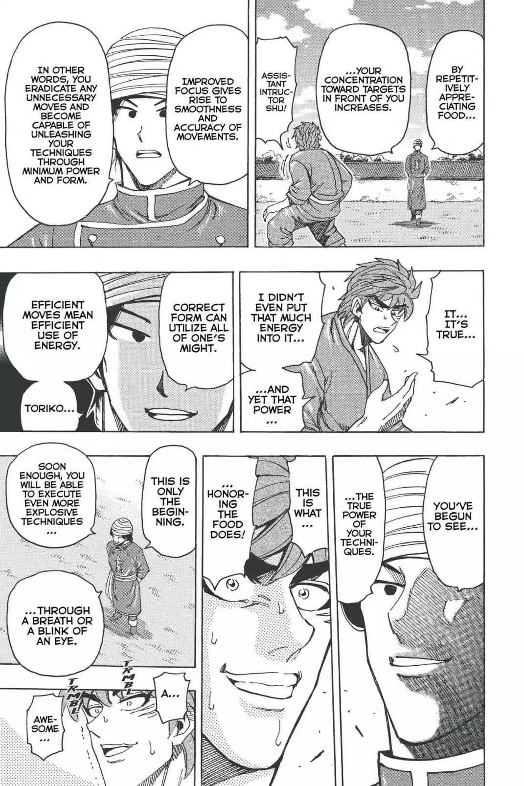 Toriko Chapter 184 page 15 - Chapter 184: Vol.21 Gourmet 184: Chowlin Temple Training!!