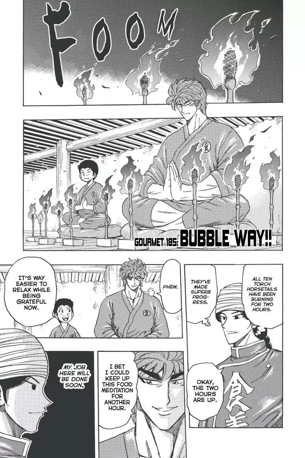 Toriko Chapter 185 page 1 - Chapter 185: Vol.21 Gourmet 185: Bubble Way!!