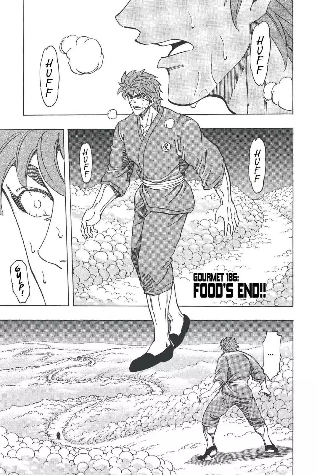 Toriko Chapter 186 page 1 - Chapter 186: Vol.21 Gourmet 186: Food's End!!