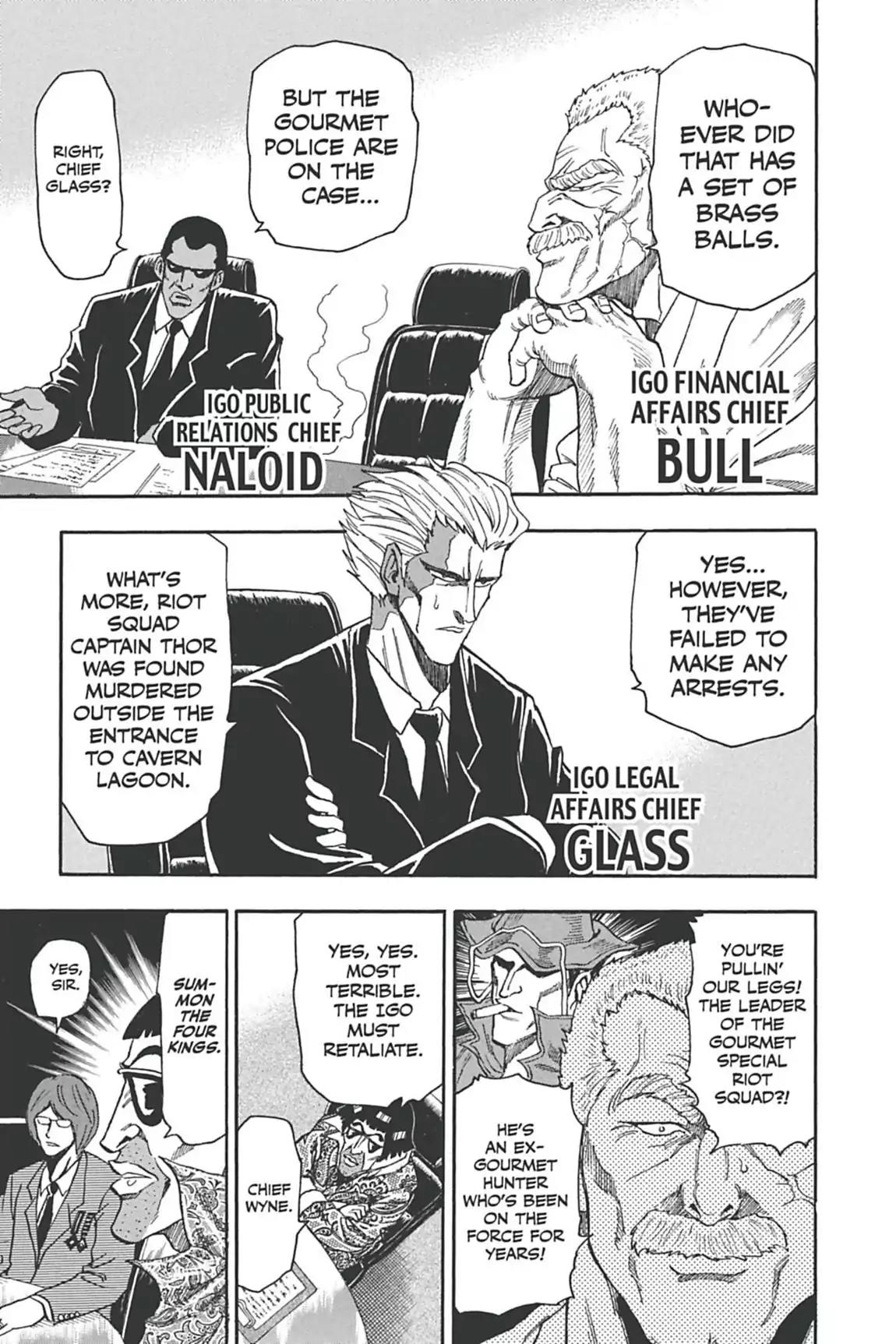 Toriko Chapter 19 page 4 - Chapter 19: Vol.3 Gourmet 19: Gourmet Corp.!!