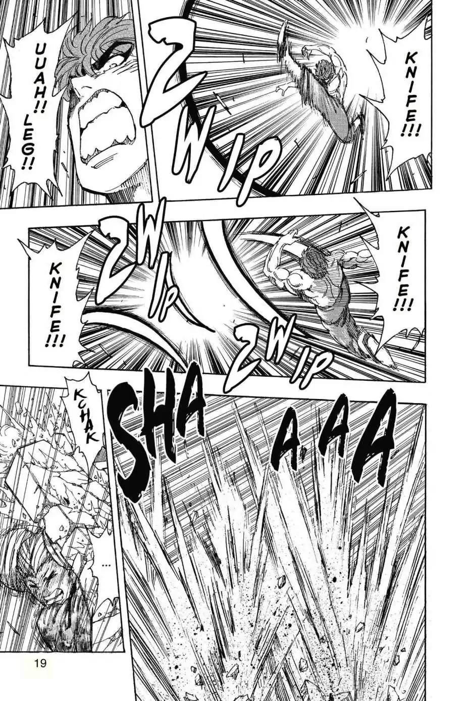 Toriko Chapter 190 page 19 - Chapter 190: Vol.22 Gourmet 190: Toriko's Knife vs. Chiyo's Knife!!
