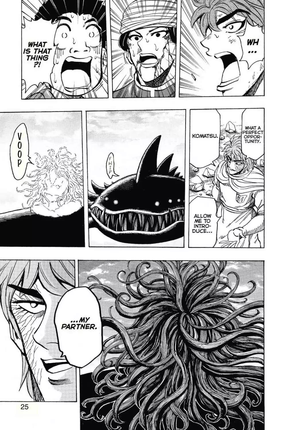 Toriko Chapter 190 page 25 - Chapter 190: Vol.22 Gourmet 190: Toriko's Knife vs. Chiyo's Knife!!