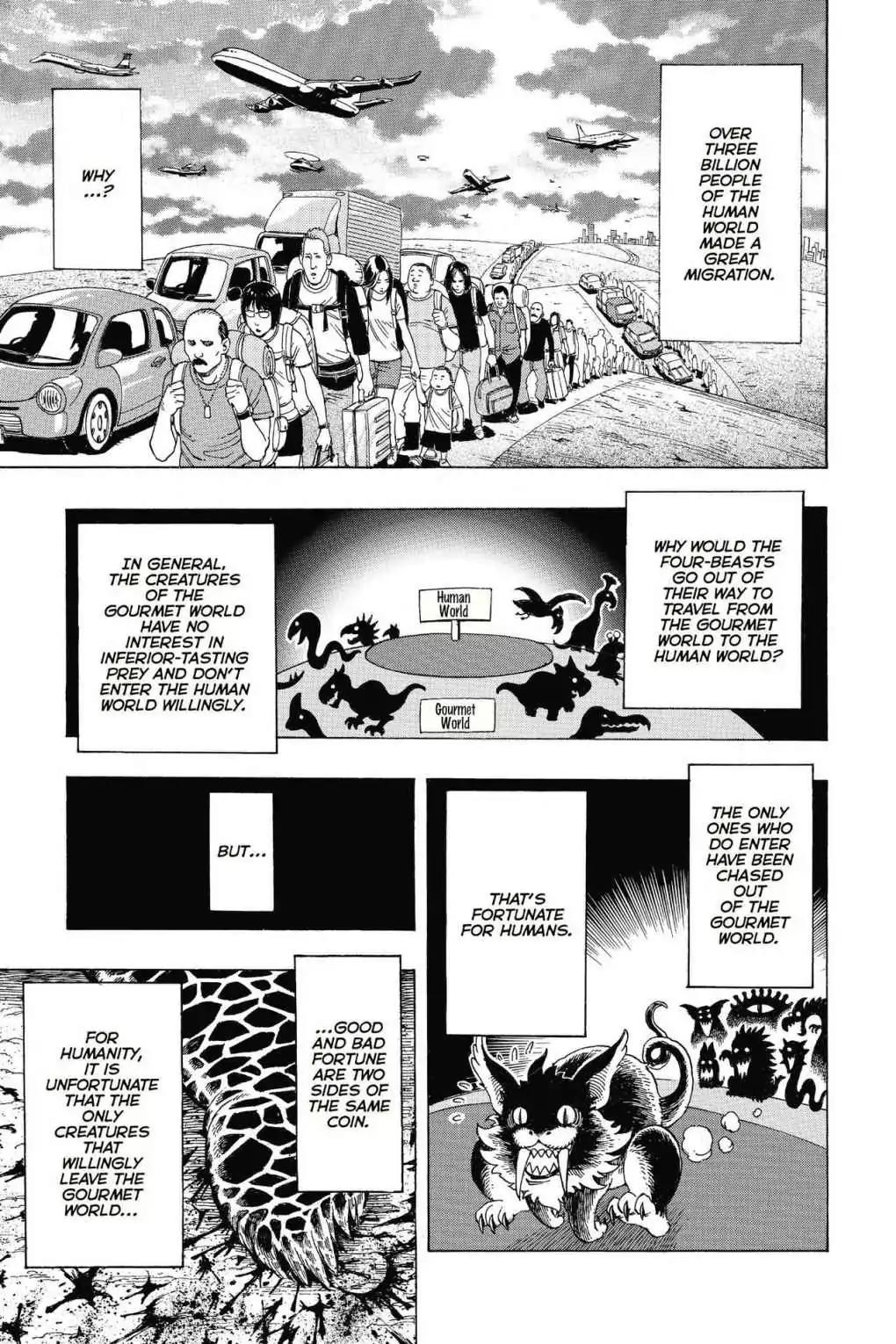 Toriko Chapter 194 page 4 - Chapter 194: Vol.22 Gourmet 194: Four-Beasts!!