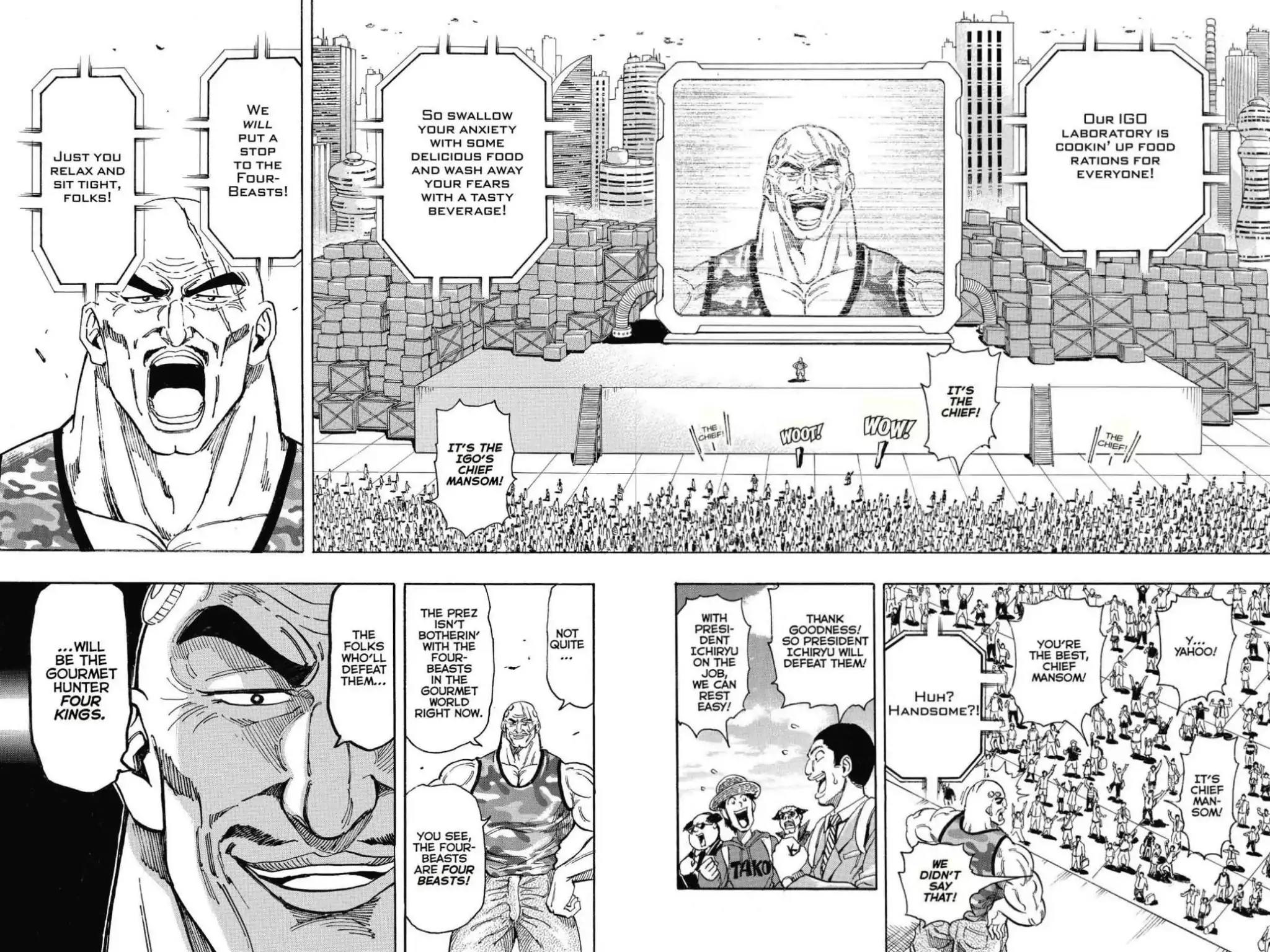 Toriko Chapter 194 page 7 - Chapter 194: Vol.22 Gourmet 194: Four-Beasts!!
