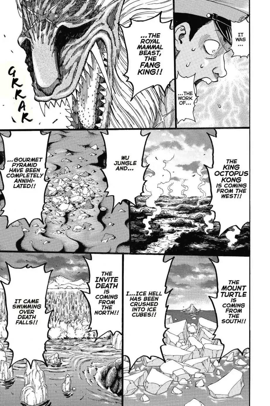 Toriko Chapter 196 page 3 - Chapter 196: Vol.22 Gourmet 196: Four-Beast Invasion!!