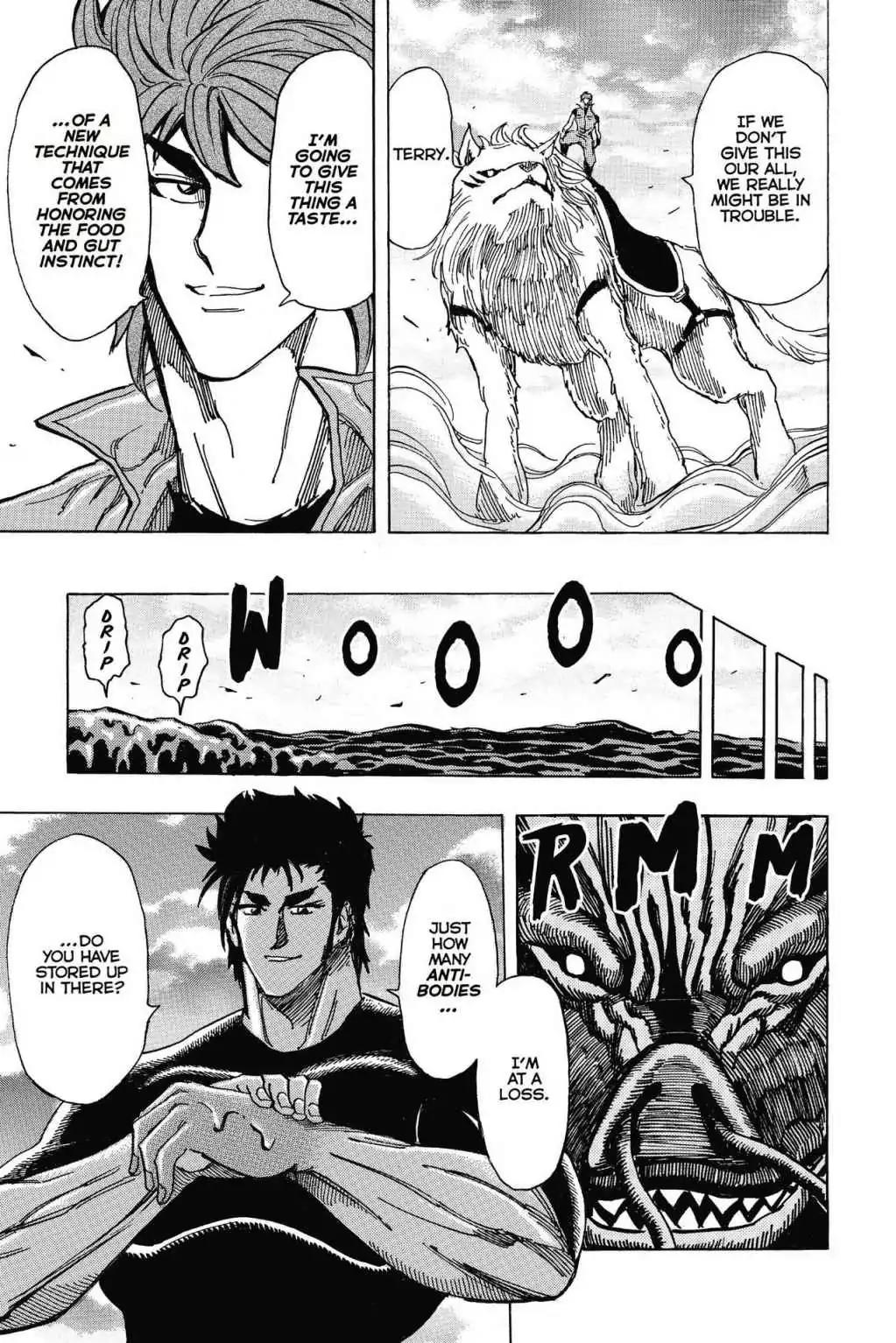 Toriko Chapter 197 page 17 - Chapter 197: Vol.22 Gourmet 197: 4 vs. 4!!