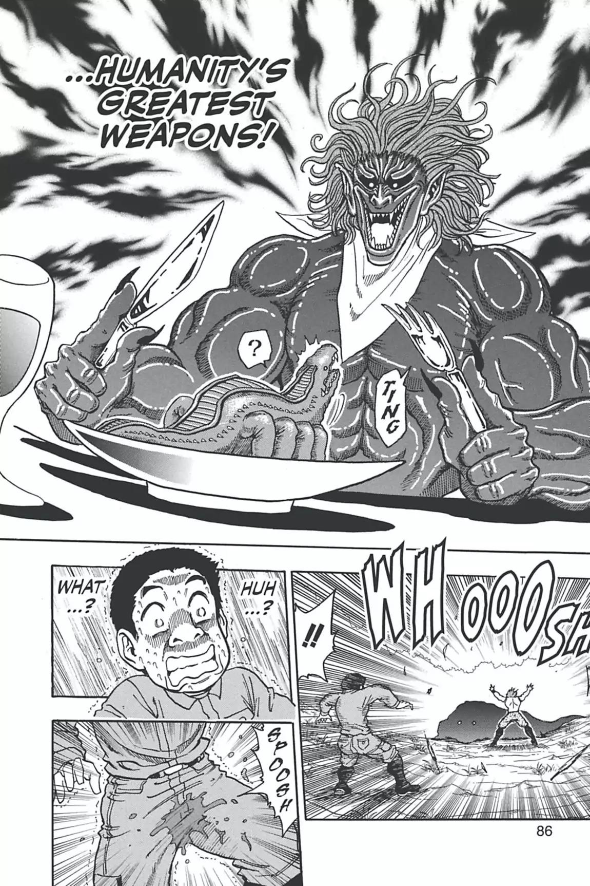 Toriko Chapter 2 page 22 - Chapter 2: Vol.1 Gourmet 2: Fork & Knife!!