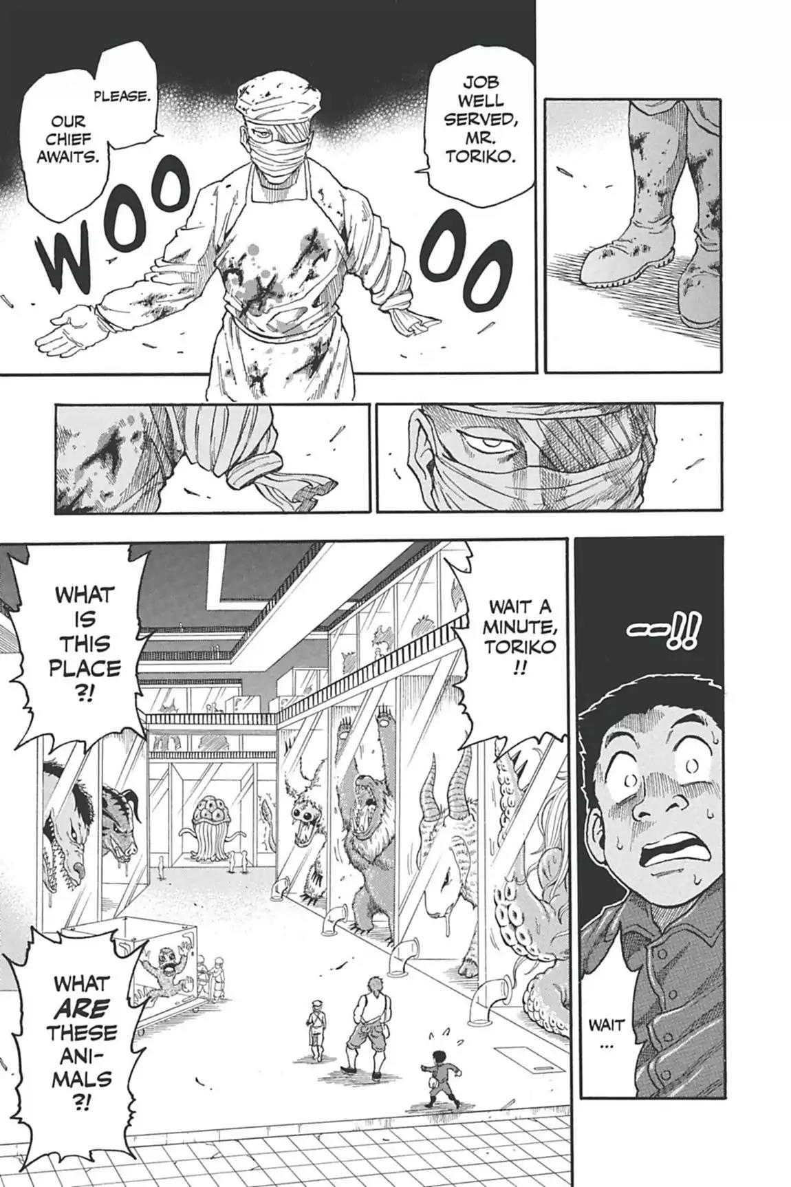 Toriko Chapter 20 page 10 - Chapter 20: Vol.3 Gourmet 20: Gourmet Research Facility!!