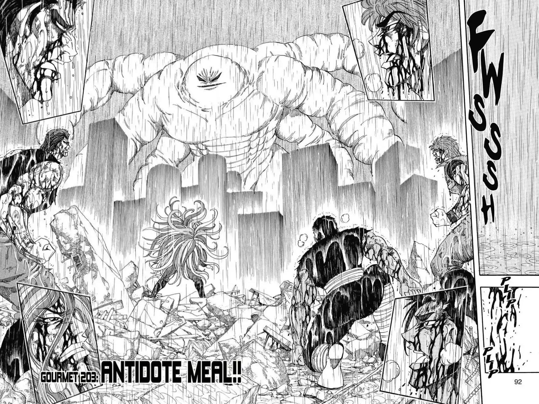 Toriko Chapter 203 page 6 - Chapter 203: Vol.23 Gourmet 203: Antidote Meal!!