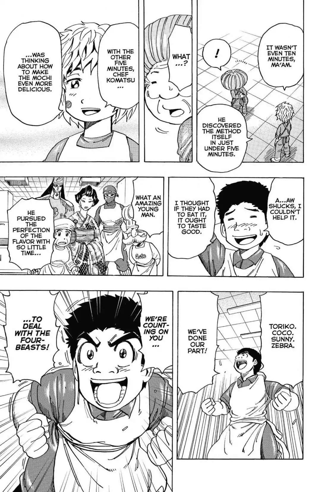 Toriko Chapter 204 page 17 - Chapter 204: Vol.23 Gourmet 204: A New Way to Cook!!