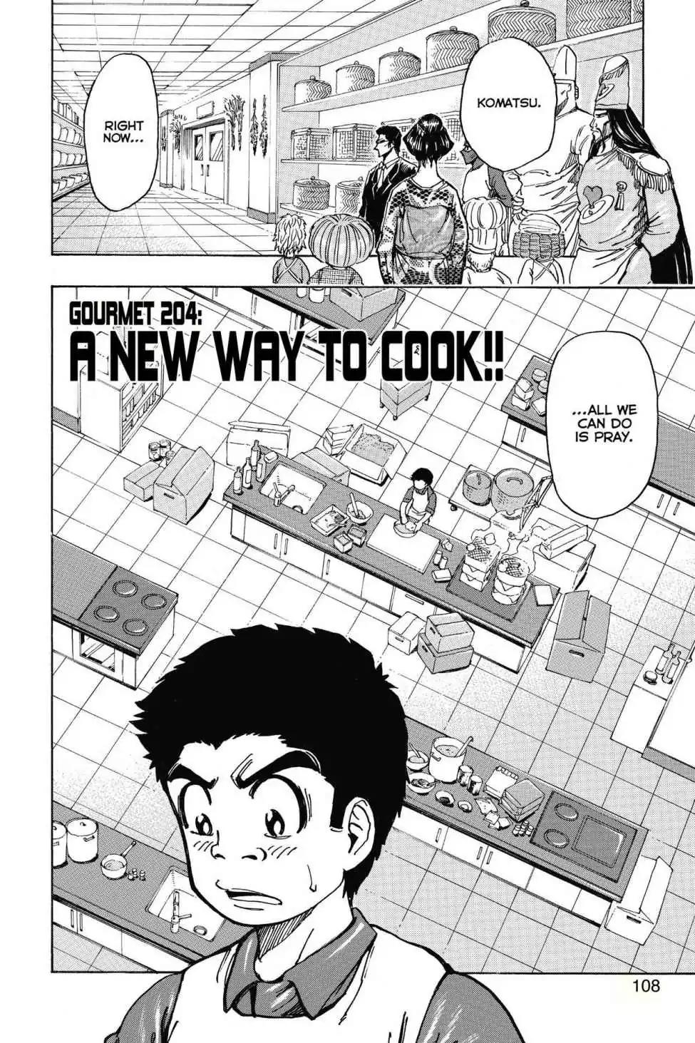 Toriko Chapter 204 page 2 - Chapter 204: Vol.23 Gourmet 204: A New Way to Cook!!