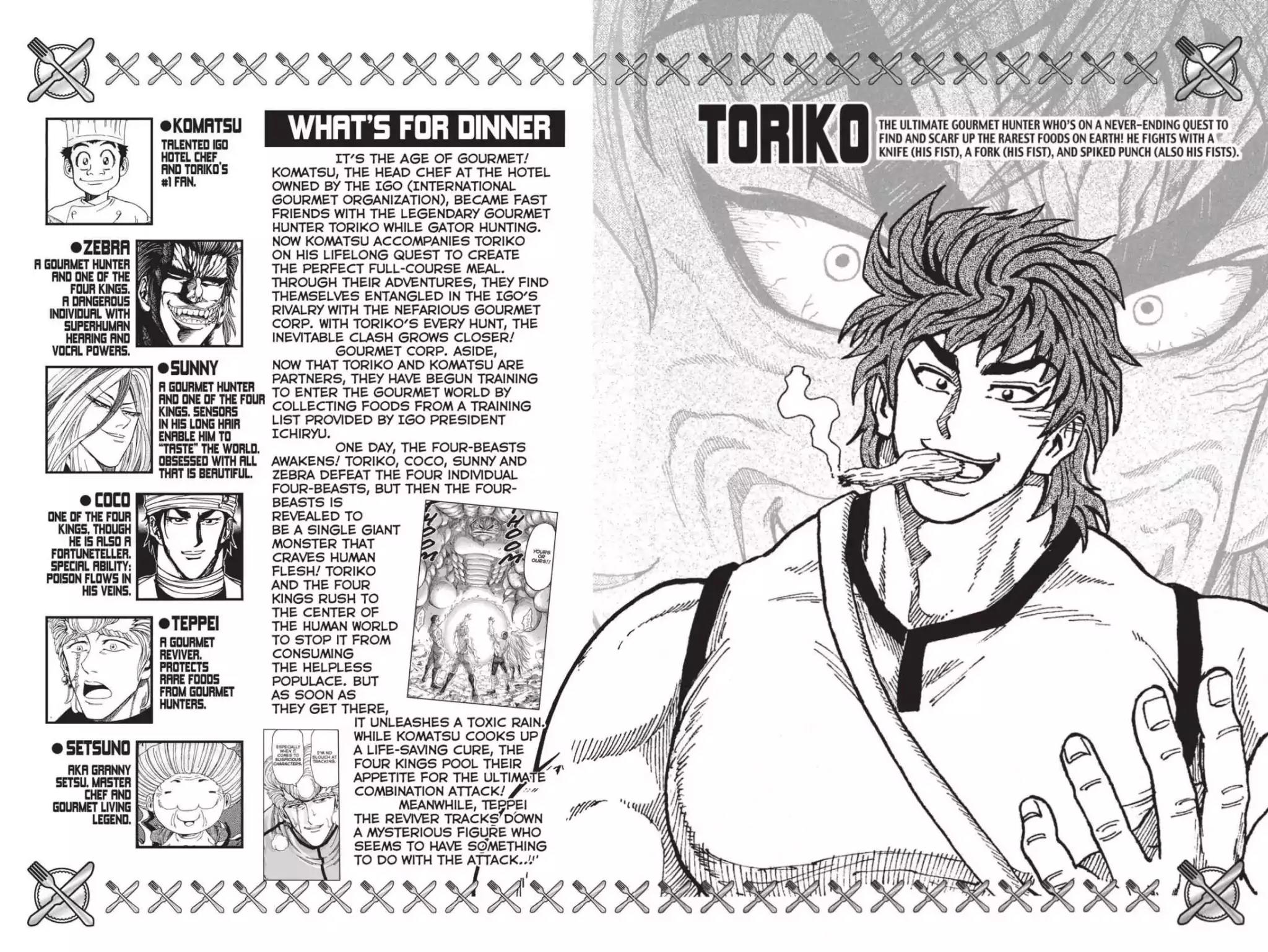 Toriko Chapter 208 page 5 - Chapter 208: Vol.24 Gourmet 208: A Taste of the Four-Beast!!