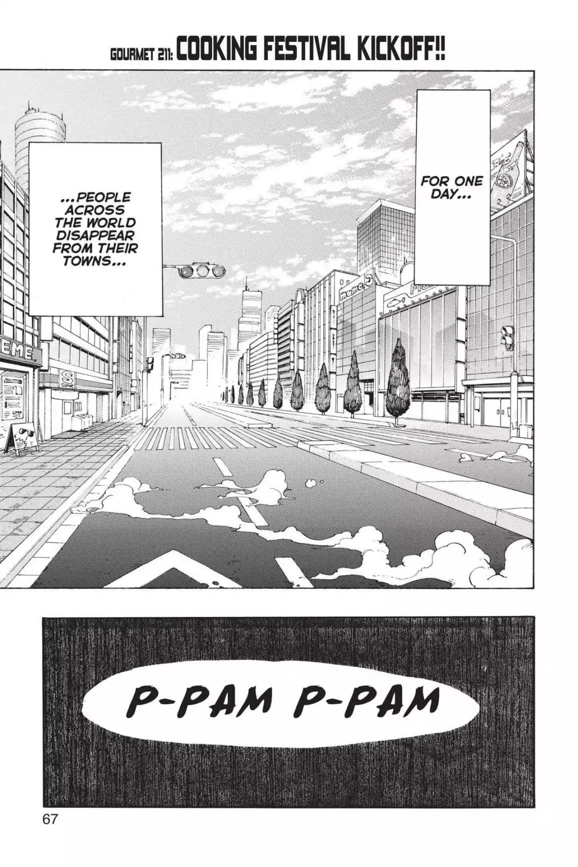 Toriko Chapter 211 page 1 - Chapter 211: Vol.24 Gourmet 211: Cooking Festival Kickoff!!