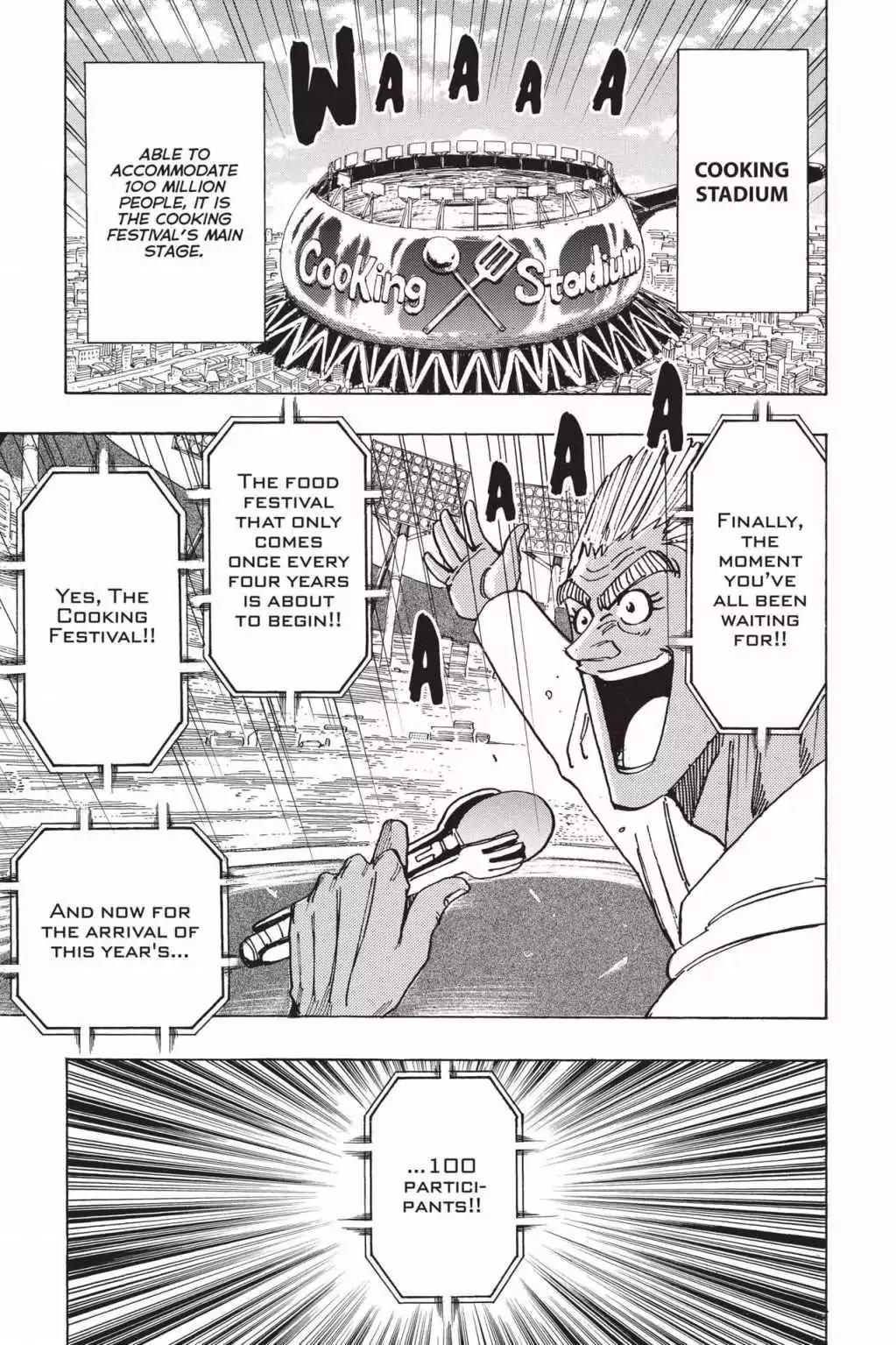 Toriko Chapter 211 page 14 - Chapter 211: Vol.24 Gourmet 211: Cooking Festival Kickoff!!
