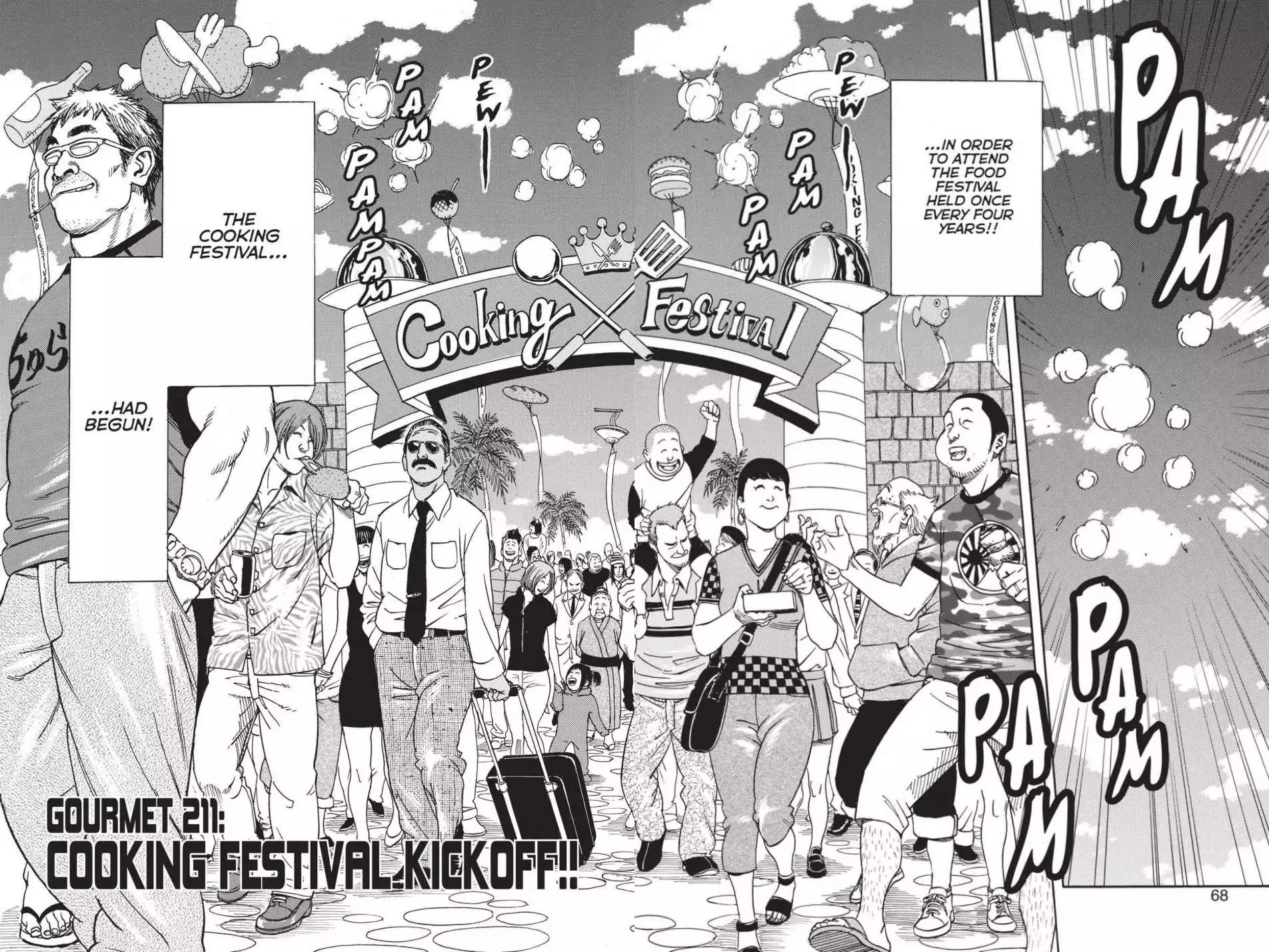Toriko Chapter 211 page 2 - Chapter 211: Vol.24 Gourmet 211: Cooking Festival Kickoff!!