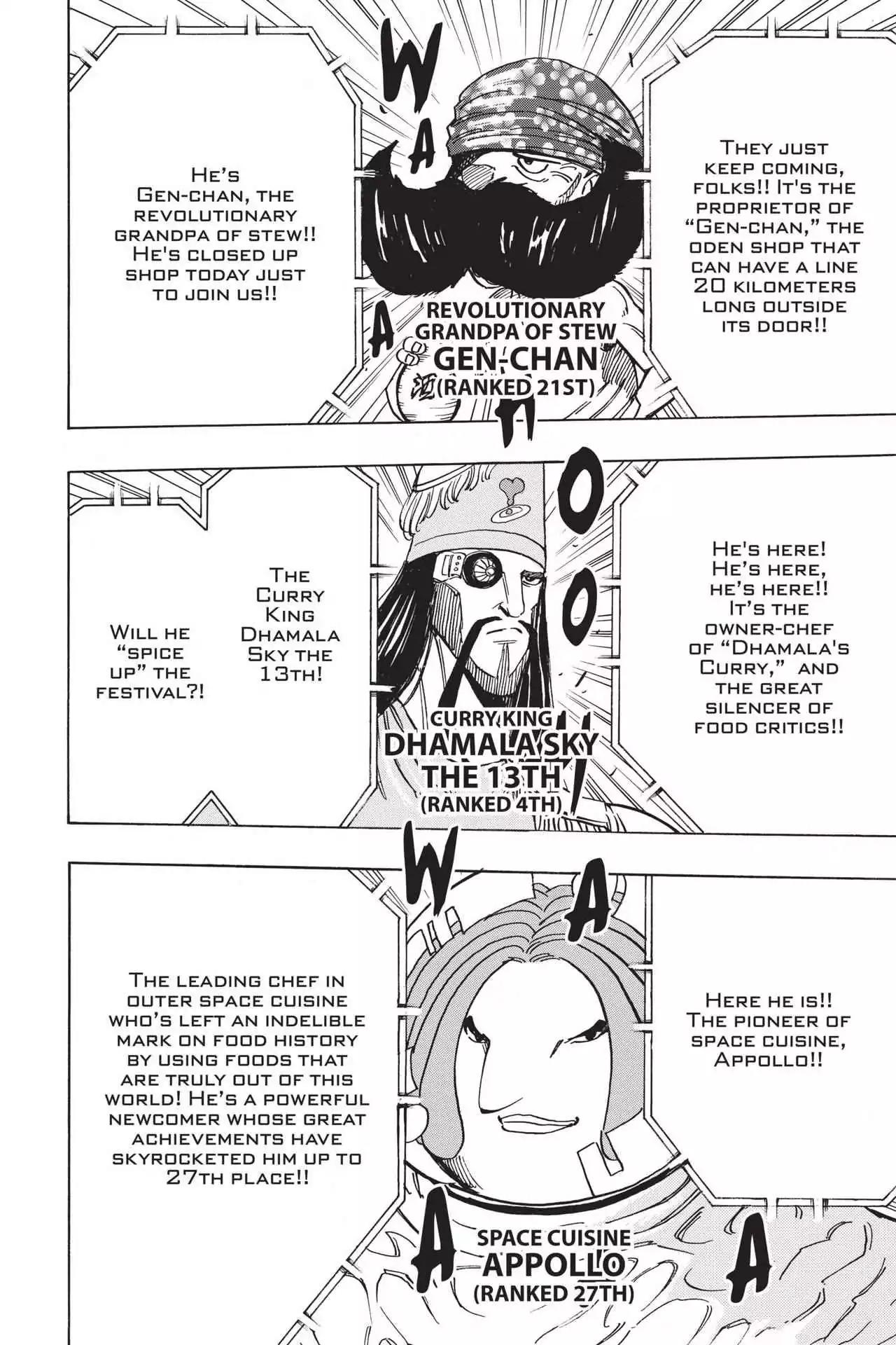 Toriko Chapter 212 page 11 - Chapter 212: Vol.24 Gourmet 212: Enter the Contenders!!
