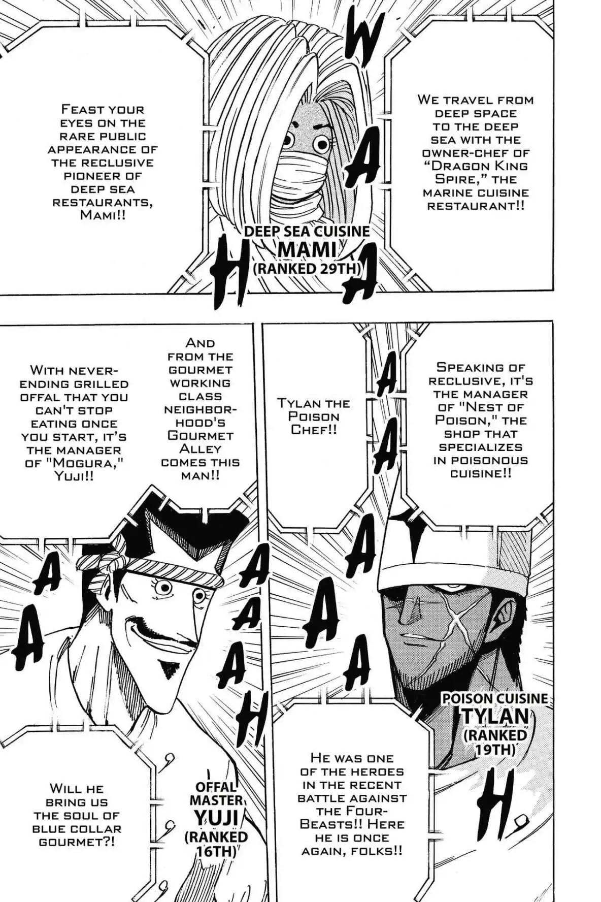 Toriko Chapter 212 page 12 - Chapter 212: Vol.24 Gourmet 212: Enter the Contenders!!