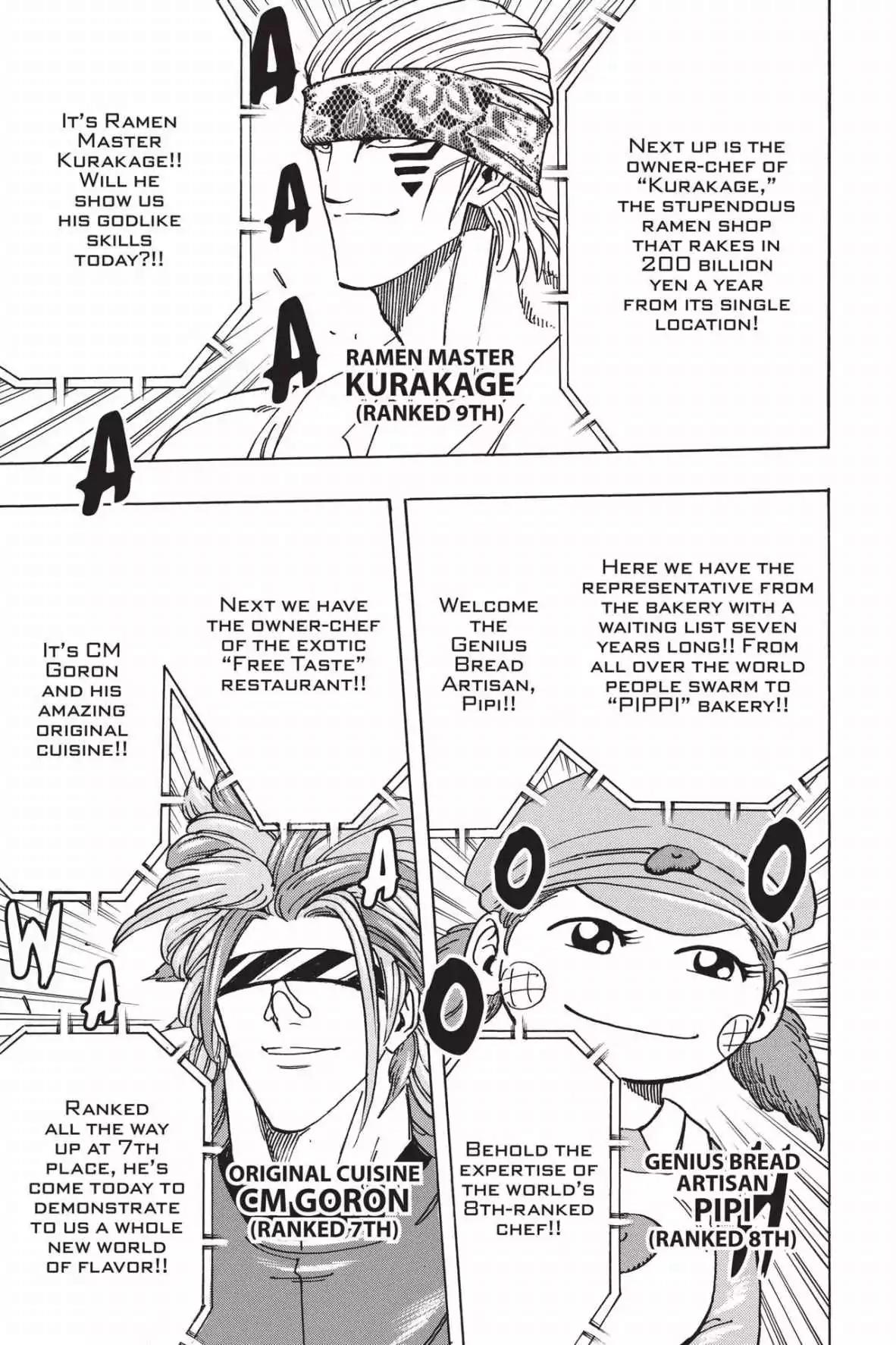 Toriko Chapter 212 page 8 - Chapter 212: Vol.24 Gourmet 212: Enter the Contenders!!
