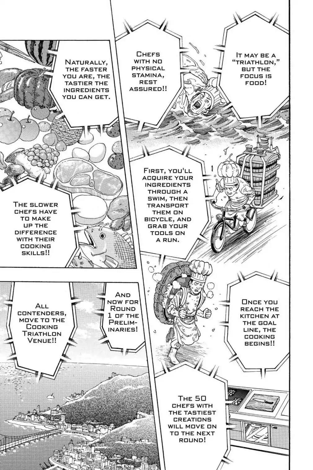 Toriko Chapter 213 page 17 - Chapter 213: Vol.24 Gourmet 213: The Preliminaries Begin!!