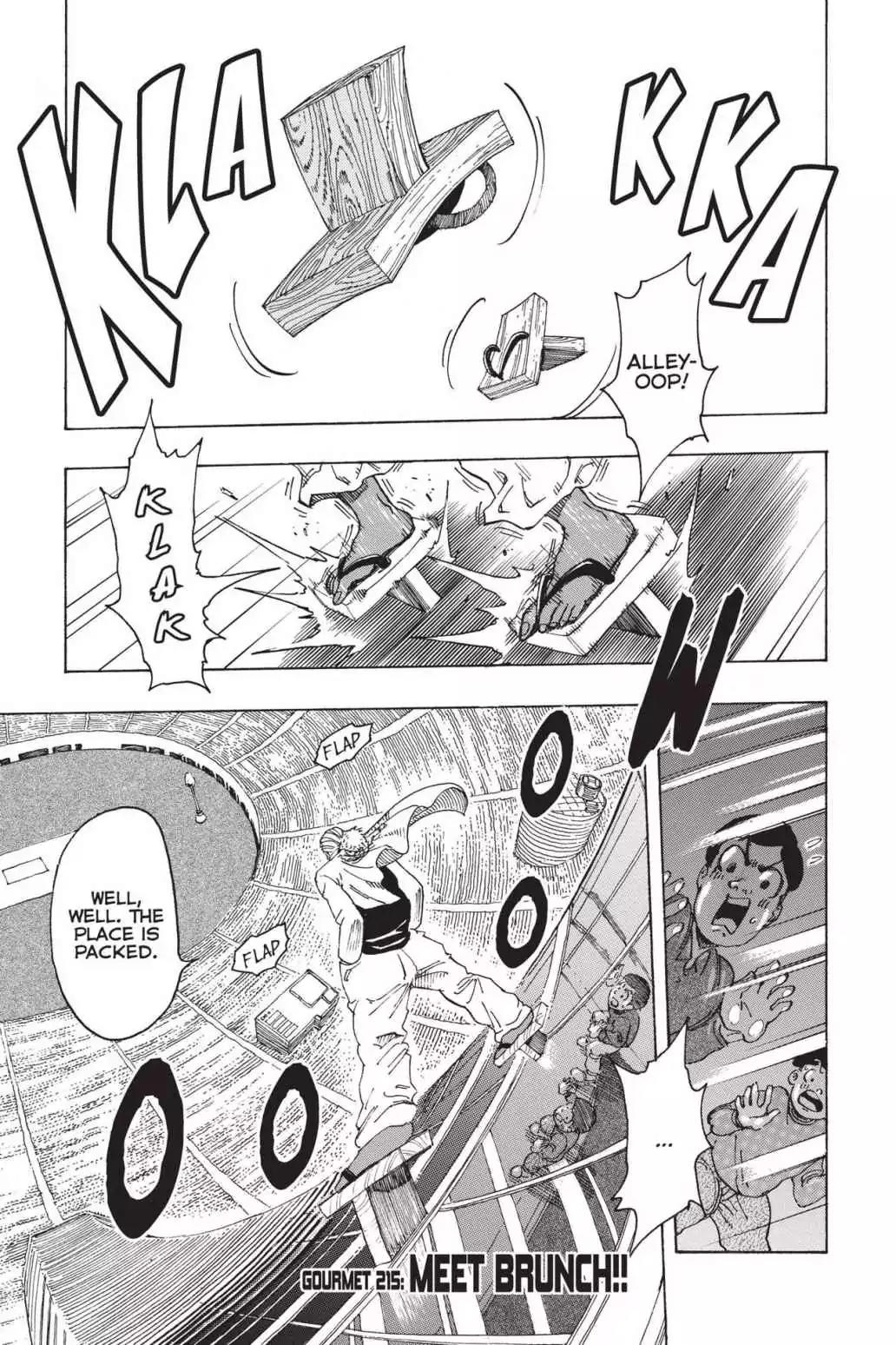 Toriko Chapter 215 page 1 - Chapter 215: Vol.24 Gourmet 215: Meet Brunch!!