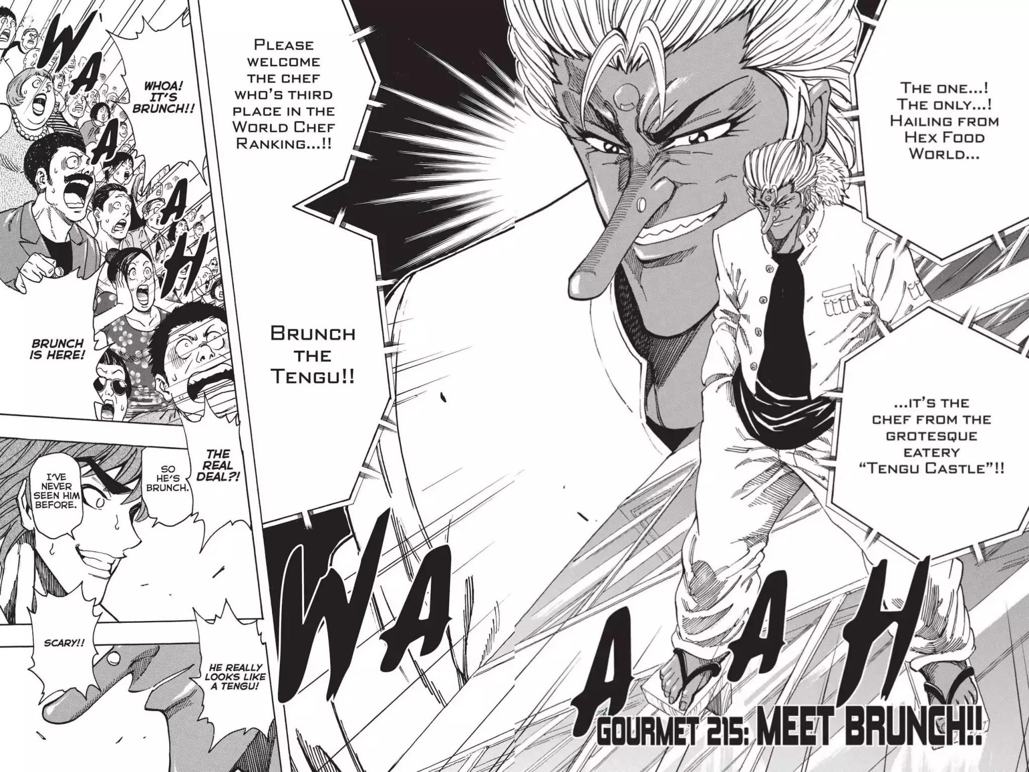 Toriko Chapter 215 page 3 - Chapter 215: Vol.24 Gourmet 215: Meet Brunch!!