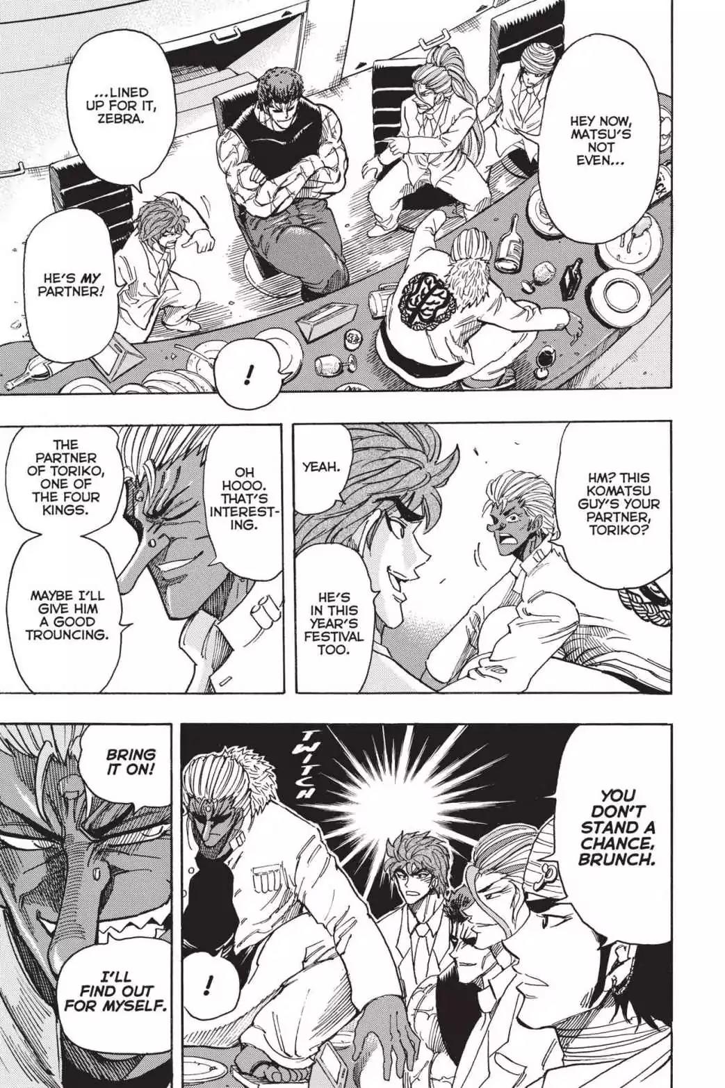 Toriko Chapter 215 page 7 - Chapter 215: Vol.24 Gourmet 215: Meet Brunch!!