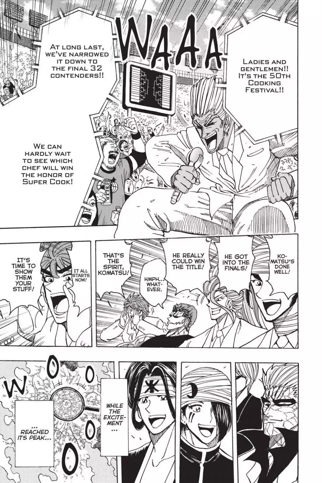 Toriko Chapter 216 page 17 - Chapter 216: Vol.24 Gourmet 216: Overtake!!