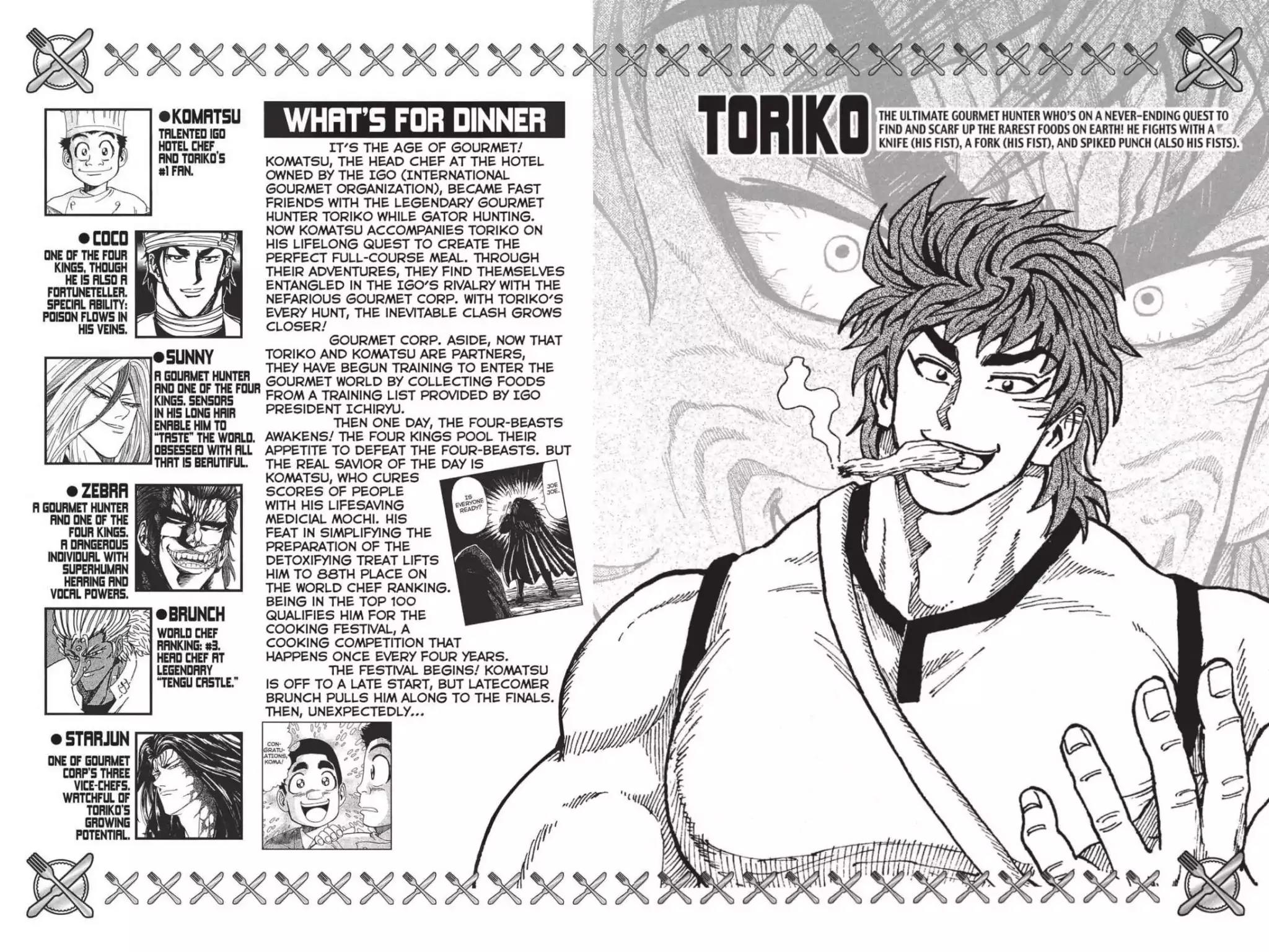 Toriko Chapter 217 page 5 - Chapter 217: Vol.25 Gourmet 217: Trumpet of War!!