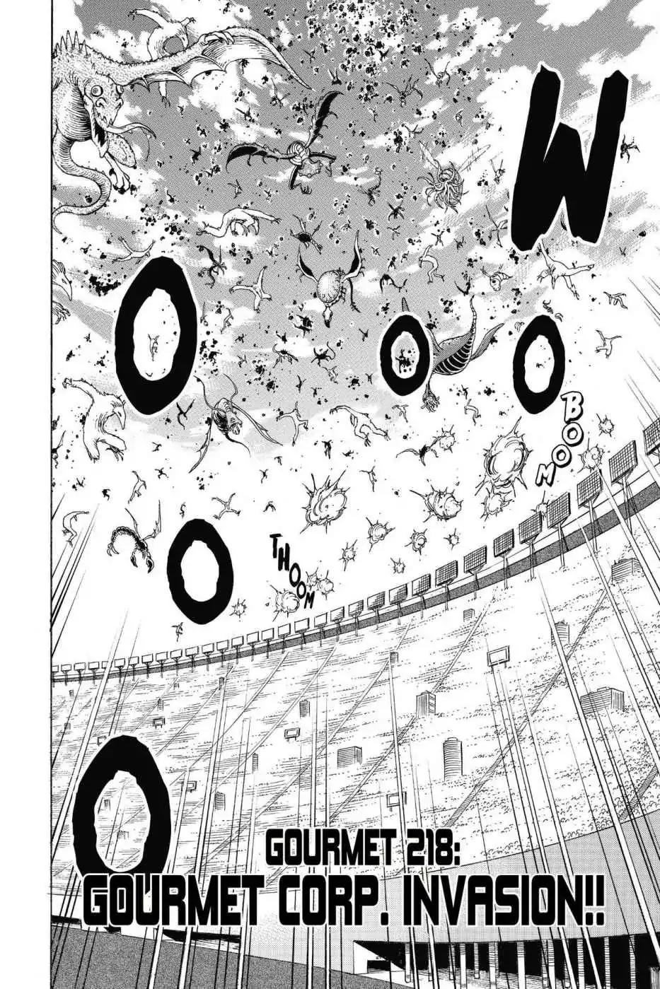 Toriko Chapter 218 page 6 - Chapter 218: Vol.25 Gourmet 218: Gourmet Corp. Invasion!!