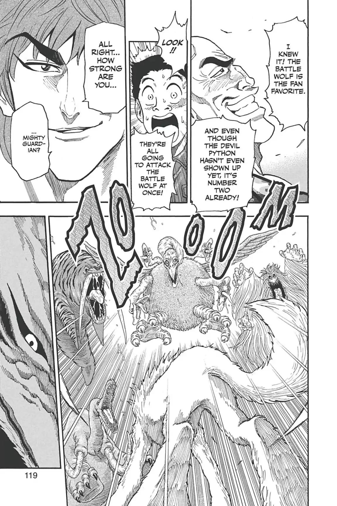 Toriko Chapter 22 page 11 - Chapter 22: Vol.3 Gourmet 22: The Battle Wolf!!