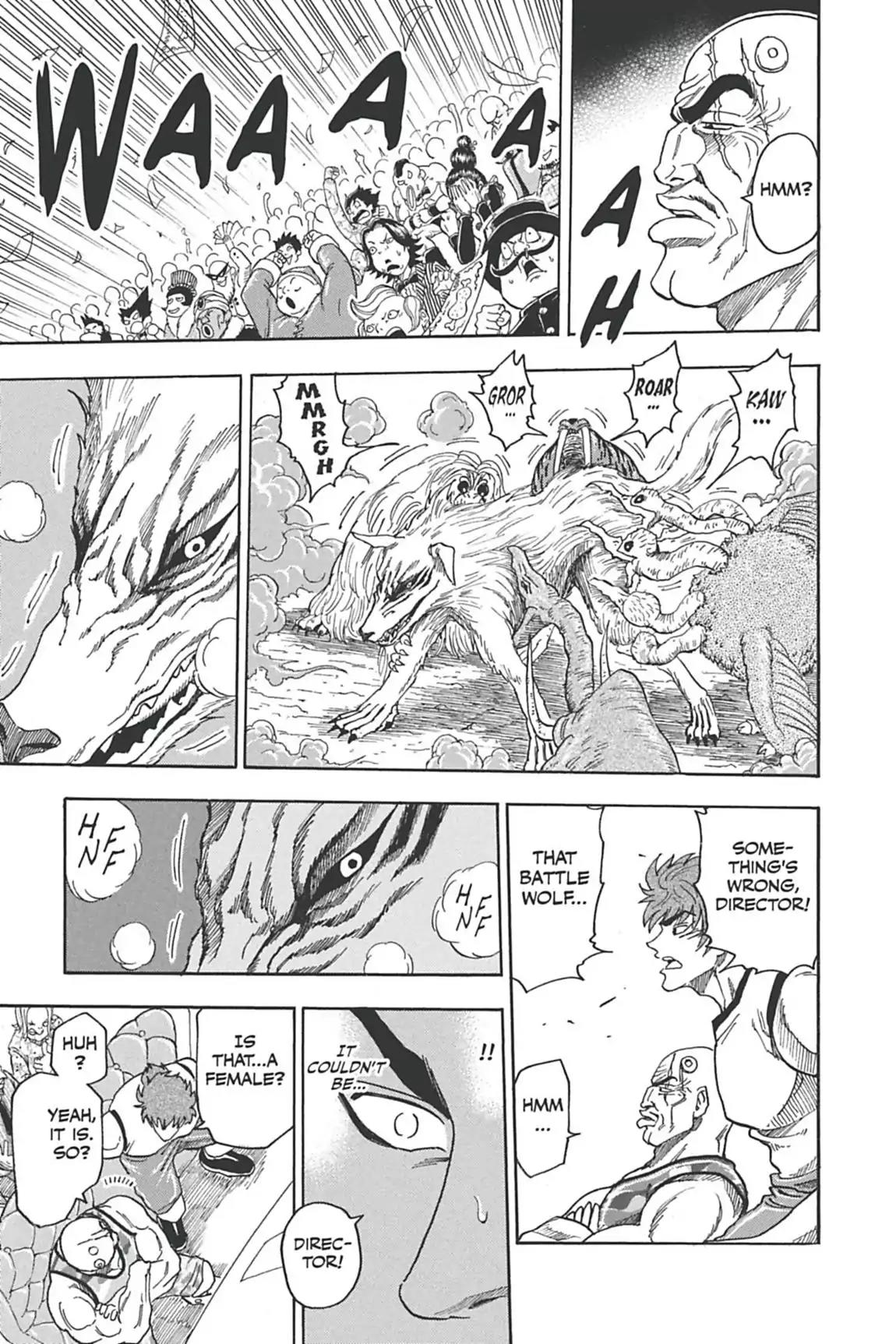 Toriko Chapter 22 page 13 - Chapter 22: Vol.3 Gourmet 22: The Battle Wolf!!