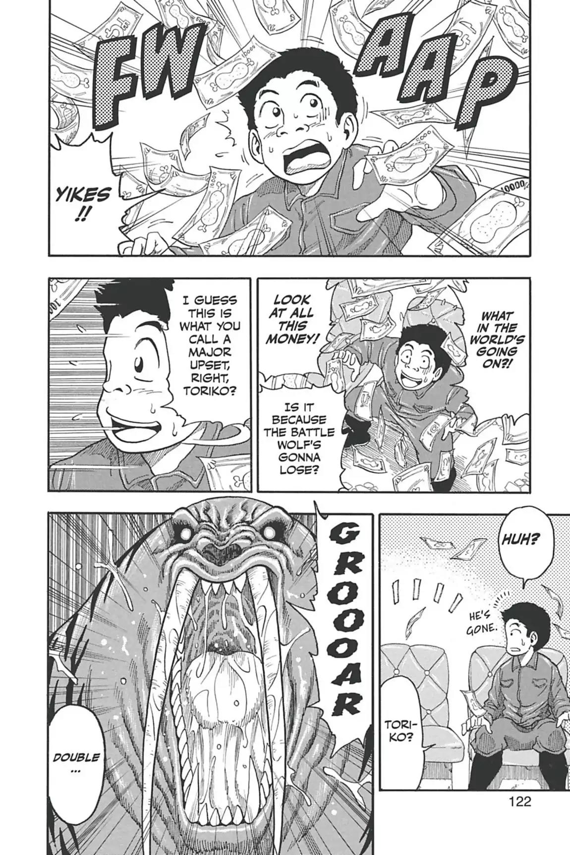 Toriko Chapter 22 page 14 - Chapter 22: Vol.3 Gourmet 22: The Battle Wolf!!