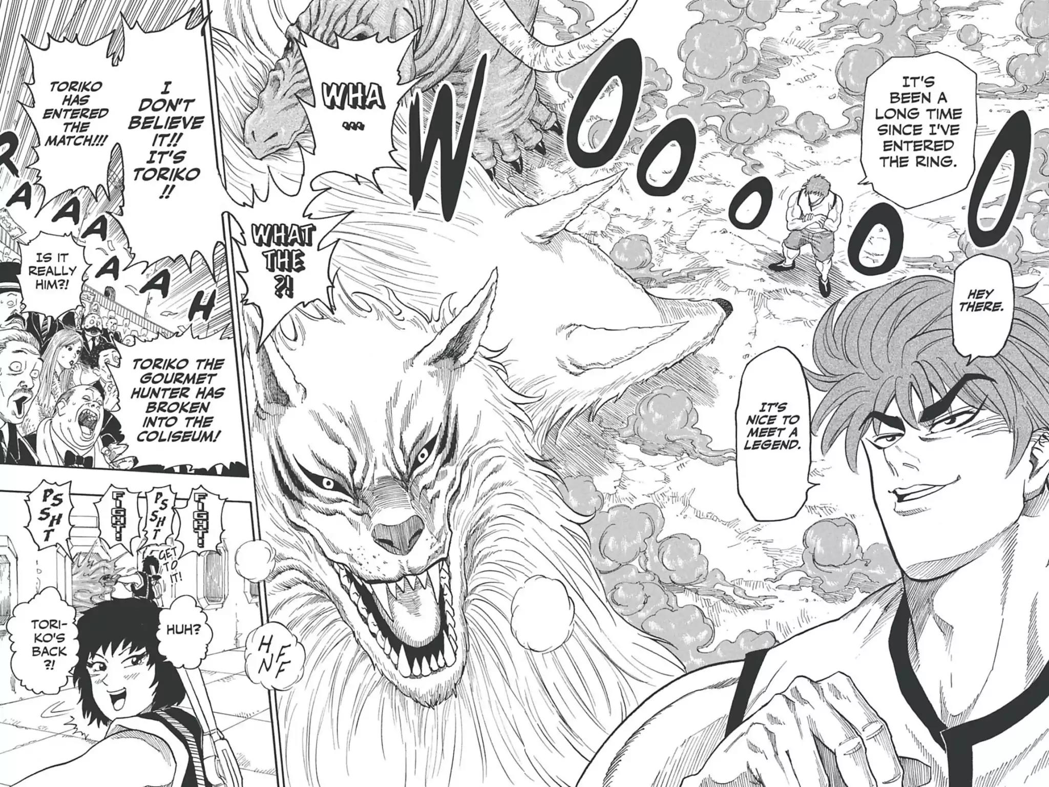 Toriko Chapter 22 page 16 - Chapter 22: Vol.3 Gourmet 22: The Battle Wolf!!